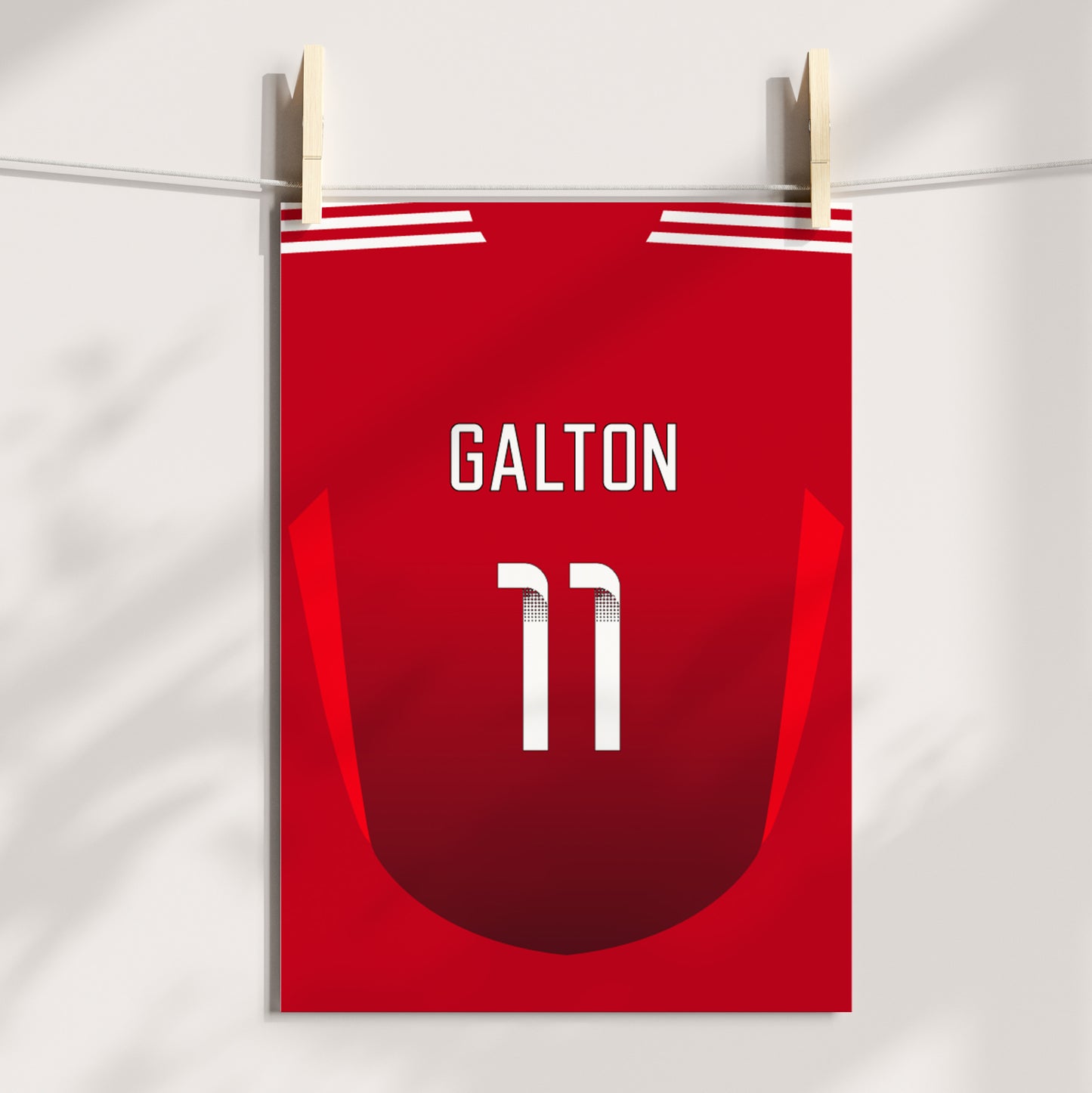 Man Utd Women Home Kit Poster (24/25 Kit)