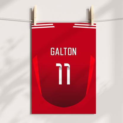 Man Utd Women Home Kit Poster (24/25 Kit)