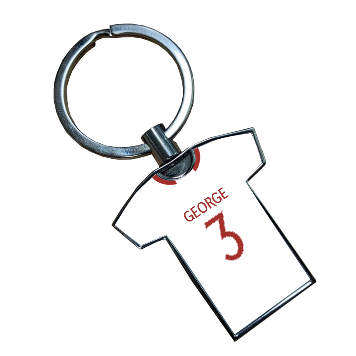 United Women Third Kit Shirt Metal Keyring