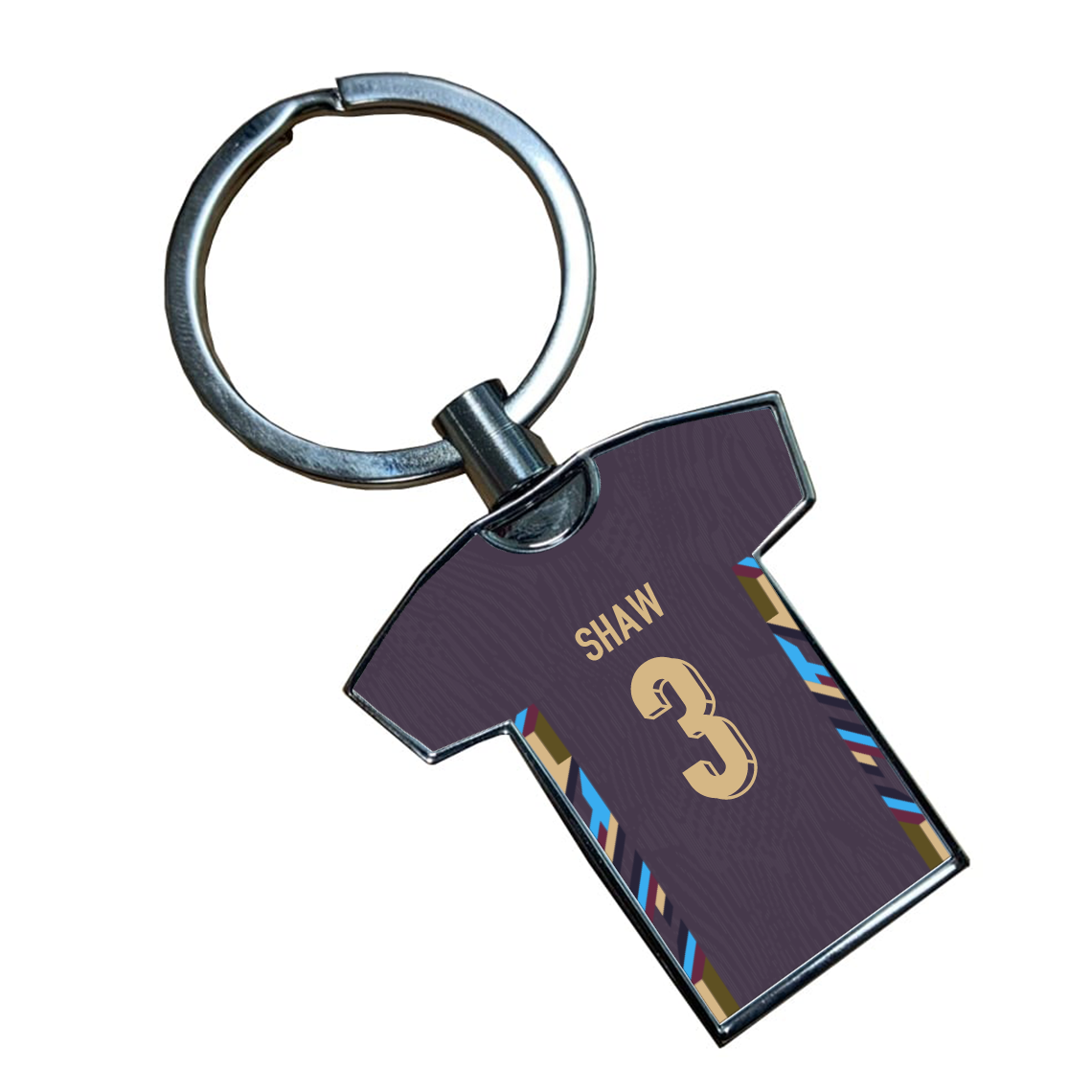 England Metal Away Shirt Keyring