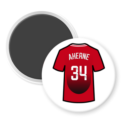 United Women Home Shirt Illustration Player Fridge Magnets (24/25 KIT)