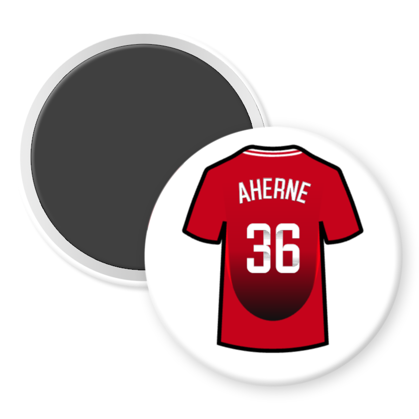 United Women Home Shirt Illustration Player Fridge Magnets (24/25 KIT)