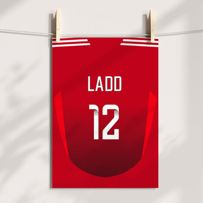 Man Utd Women Home Kit Poster (24/25 Kit)