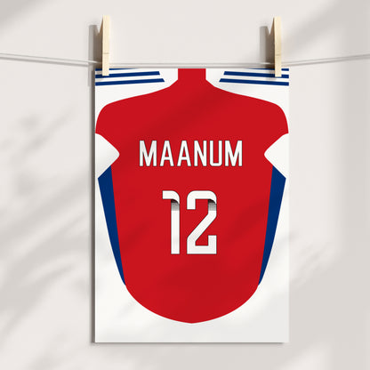 Arsenal Women Home Kit Poster (24/25 Kit)