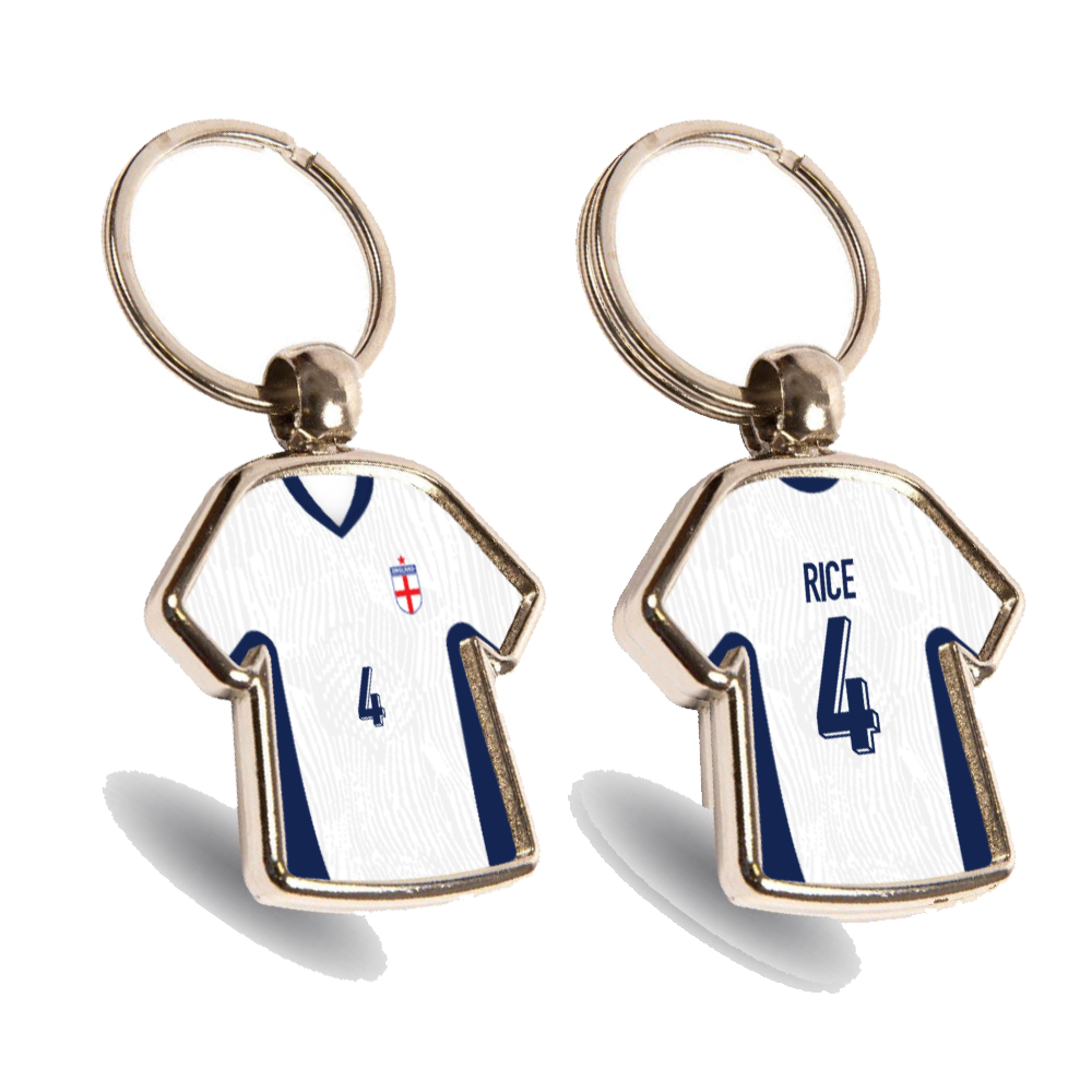England Metal Home Mini Shirt Keyring