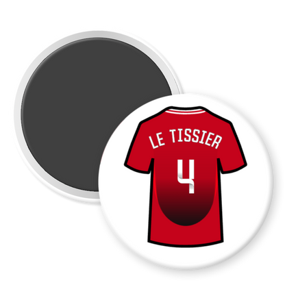 United Women Home Shirt Illustration Player Fridge Magnets (24/25 KIT)