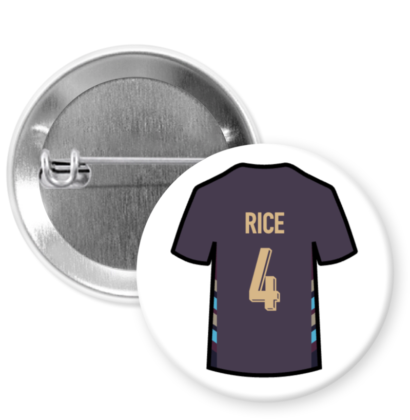 England Away Shirt Player Badges