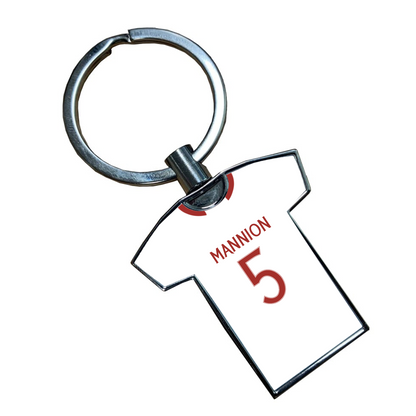 United Women Third Kit Shirt Metal Keyring