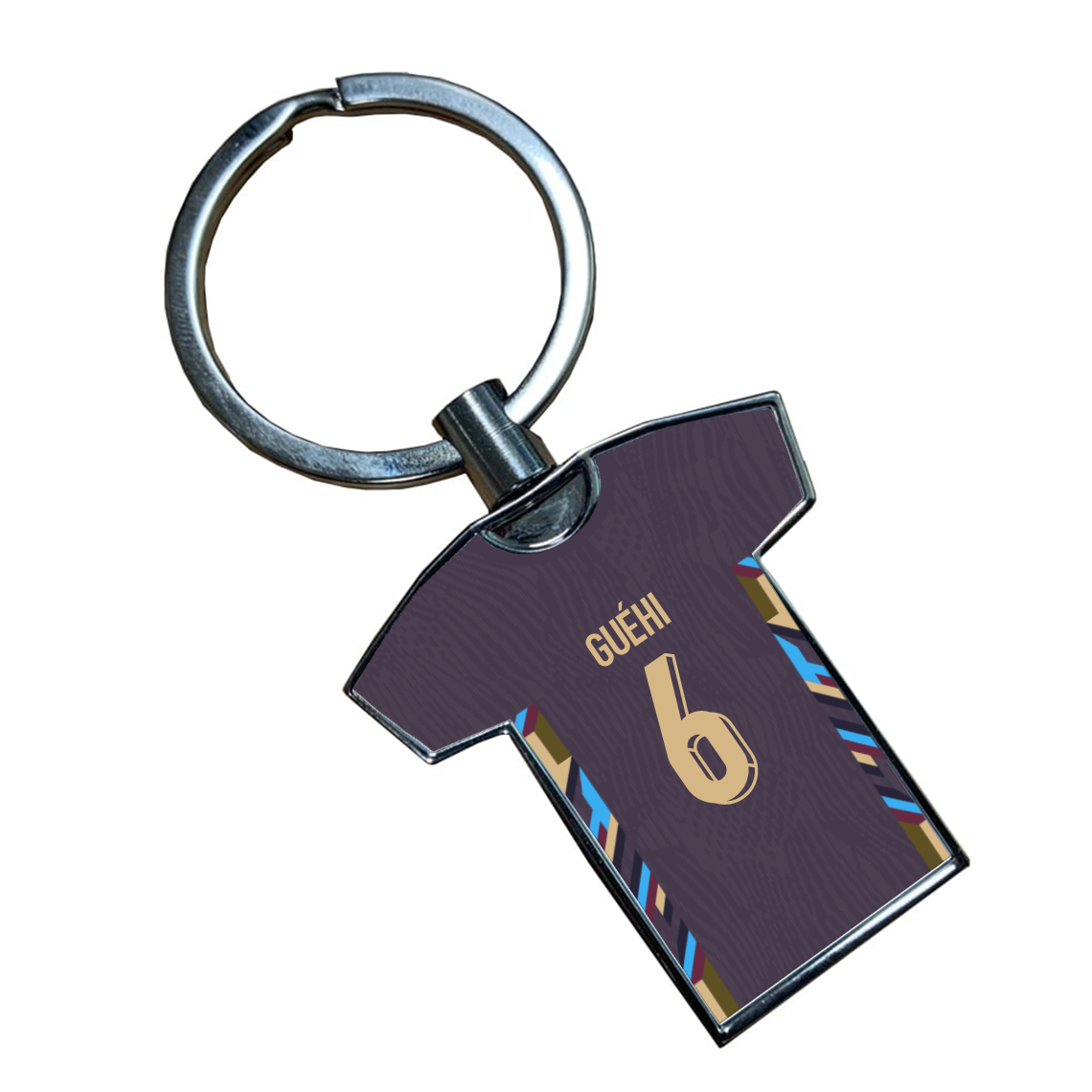 England Metal Away Shirt Keyring