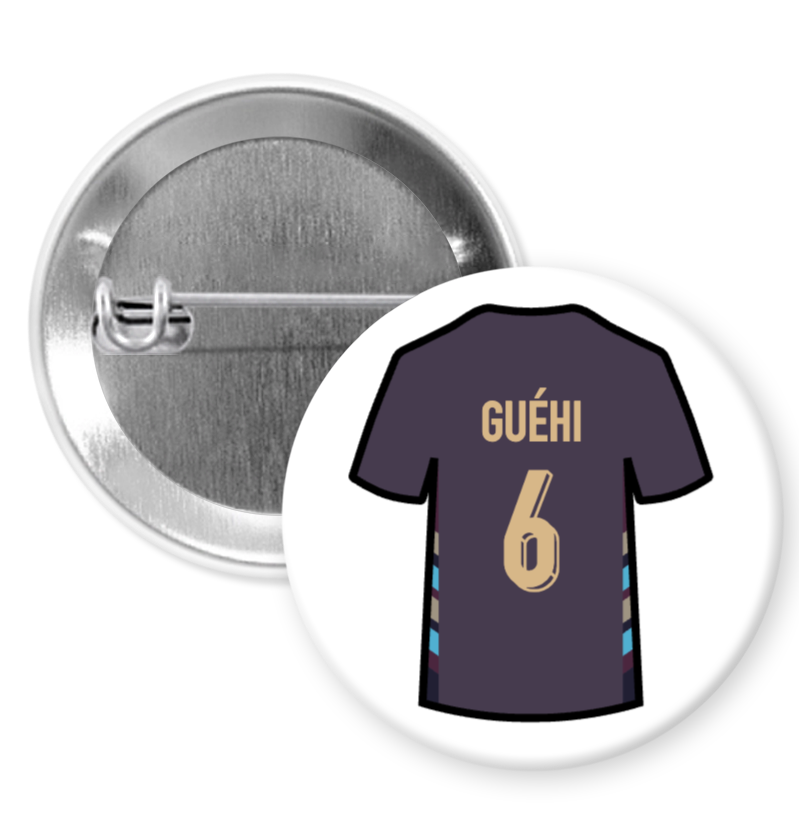 England Away Shirt Player Badges