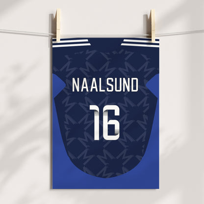 Man Utd Women Away Kit Poster (24/25 Kit)