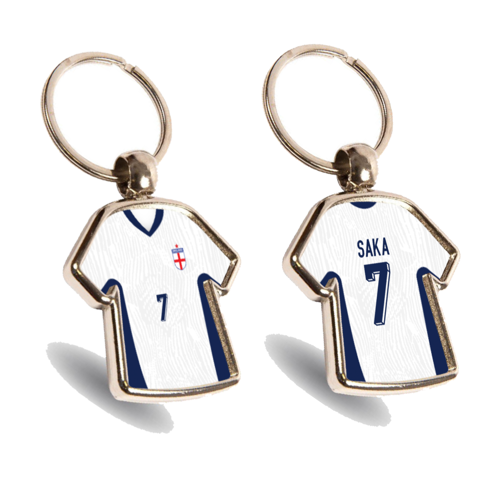 England Metal Home Mini Shirt Keyring