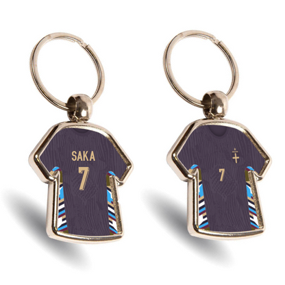 England Metal Away Mini Shirt Keyring