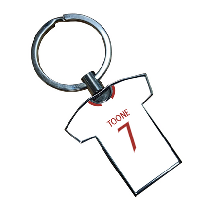 United Women Third Kit Shirt Metal Keyring
