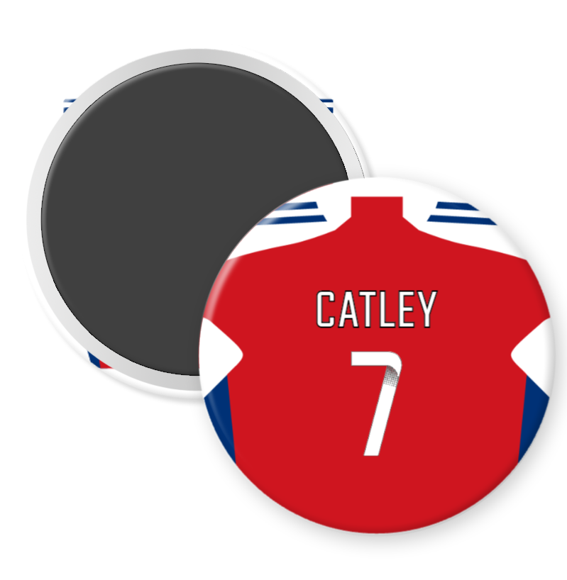 Arsenal Women Home Kit Player Fridge Magnets (24/25 Kit)
