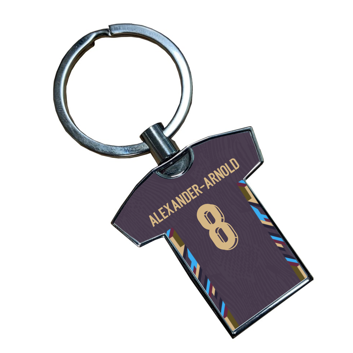 England Metal Away Shirt Keyring