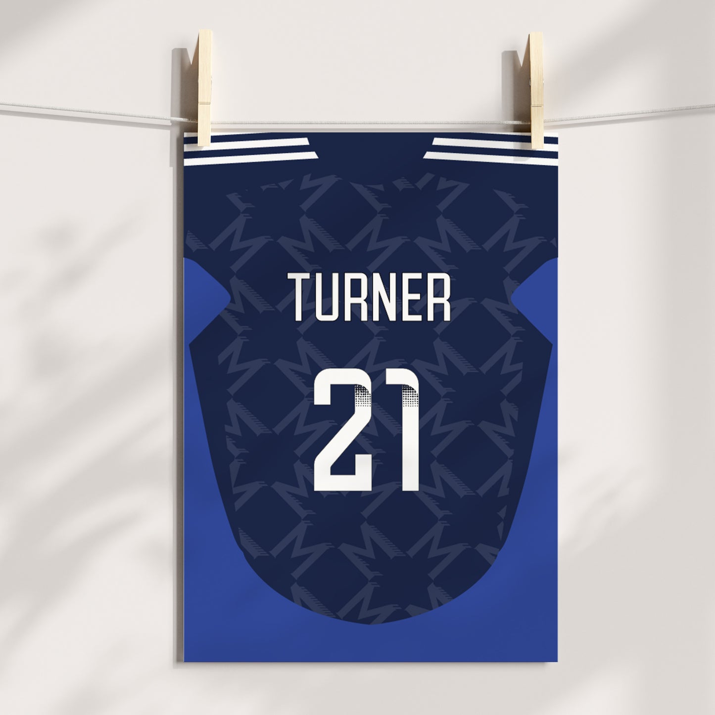Man Utd Women Away Kit Poster (24/25 Kit)