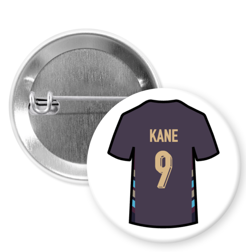 England Away Shirt Player Badges