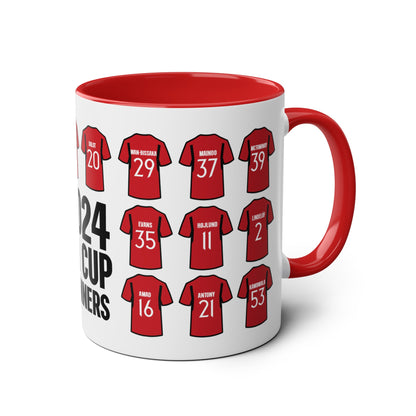 United Men 2024 FA Cup Winners Squad 11oz Mug