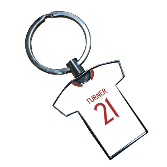 United Women Third Kit Shirt Metal Keyring