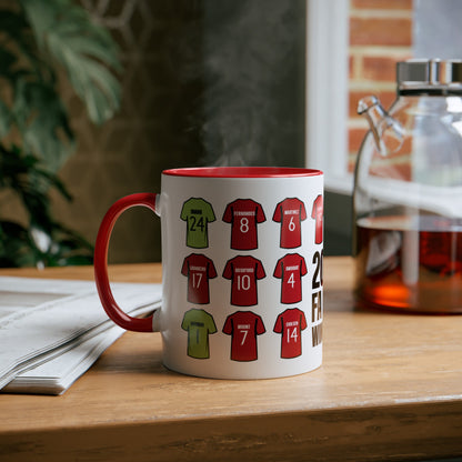 United Men 2024 FA Cup Winners Squad 11oz Mug