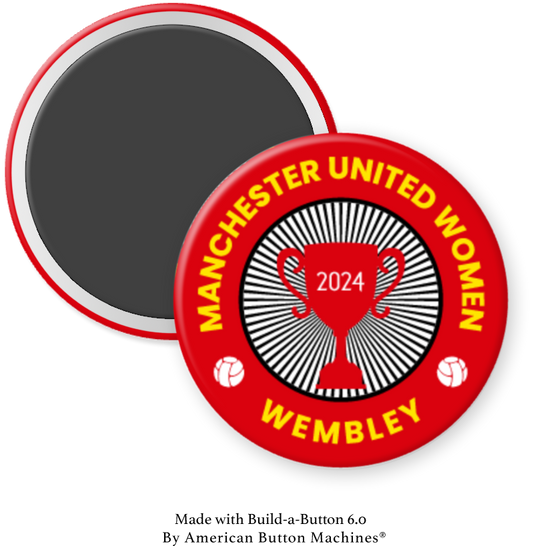 United Women FA Cup Final 2024 Fridge Magnet
